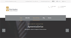 Desktop Screenshot of elisioquadros.adv.br